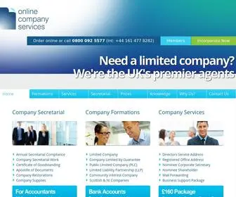 Onlinecompanyservices.co.uk(Online Company Services) Screenshot