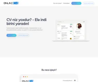 Onlinecv.az(Online CV) Screenshot