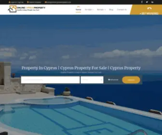 Onlinecyprusproperty.com(Property in Cyprus) Screenshot