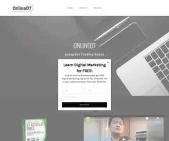 Onlined7.com(Internet dan digital marketing) Screenshot