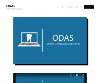 Onlinedas.com(ODAS-Online Dental Assistant School-Self Paced Course) Screenshot