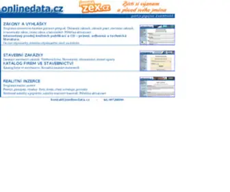 Onlinedata.cz(Onlinedata) Screenshot