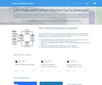 Onlinedatabase.expert(Cloud Database) Screenshot