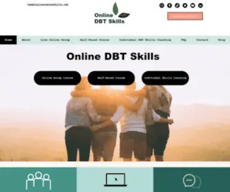 Onlinedbtcourses.com(Online DBT Skills Courses) Screenshot