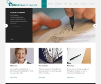 Onlinedivorcelawyer.com.au(Online Divorce Lawyers) Screenshot