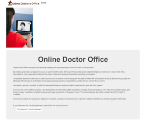 Onlinedoctoroffice.com(Microsoft Azure Web App) Screenshot