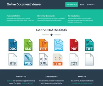 Onlinedocumentviewer.com(Online Document Viewer) Screenshot