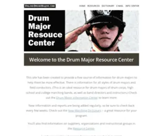 Onlinedrummajor.com(Online Drum Major) Screenshot