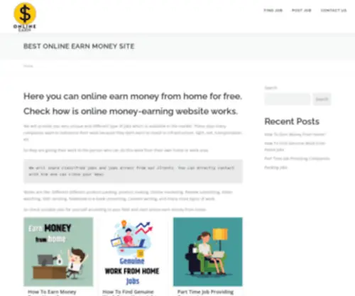 Onlineearn.net(Online earn tricks) Screenshot