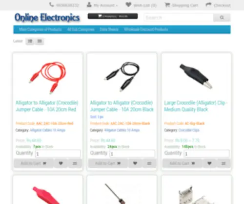 Onlineelectronics.in(Online Electronics) Screenshot
