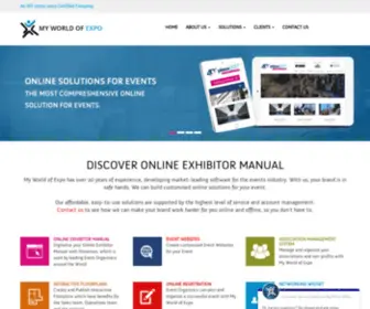 Onlineexhibitormanual.com(Online Exhibitor Manual Services) Screenshot