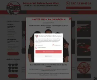 Onlinefahrenlernen.de(Motorrad Fahrschule Köln) Screenshot