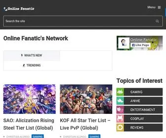 Onlinefanatic.com(Online Fanatic) Screenshot