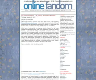 Onlinefandom.com(Online Fandom) Screenshot