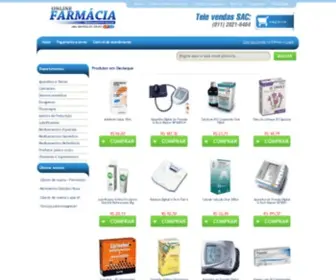 Onlinefarmacia.com.br(Farmácia Online) Screenshot