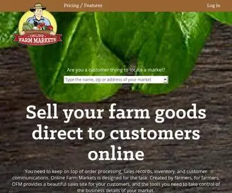 Onlinefarmmarkets.com(Online Farm Markets Home) Screenshot