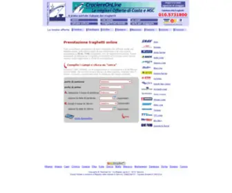 Onlineferries.com(Traghetti) Screenshot