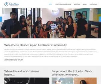 Onlinefilipinofreelancers.com(Online Filipino Freelancers) Screenshot