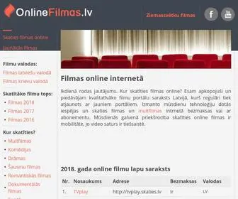 Onlinefilmas.lv(Filmas online: atrodi bezmaksas jaunākās filmas) Screenshot
