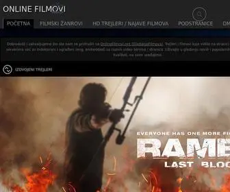 Onlinefilmovi.net(Online HD Filmovi i Trejleri Sa Titlovima) Screenshot