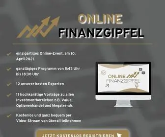 Onlinefinanzgipfel.de(Online Finanzgipfel) Screenshot