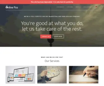 Onlinefizz.com(Full-Service Online Marketing & Web Design Company) Screenshot