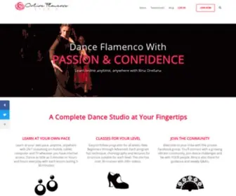 Onlineflamencostudio.com(ONLINE FLAMENCO STUDIO) Screenshot