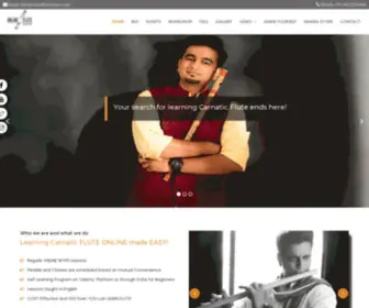 Onlinefluteclasses.com(Online Flute Classes by Sriharsha Ramkumar) Screenshot