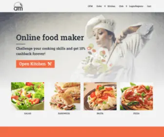 Onlinefoodmaker.com(Online Food Maker) Screenshot