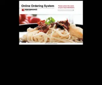 Onlinefoodservice2.com(Performance Food Group Online Order Site) Screenshot