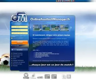 Onlinefootballmanager.fr(Online Football Manager) Screenshot