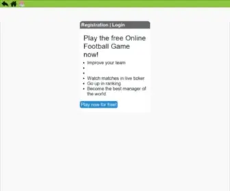 Onlinefootballmanager.org(Online Football Manager) Screenshot