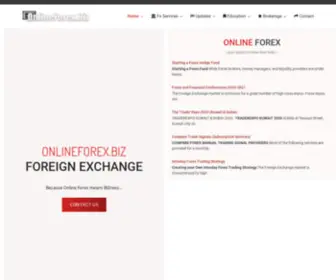 Onlineforex.biz(Online Forex Business and the Foreign Exchange Industry) Screenshot