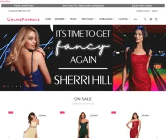Onlineformals.com(2021 Prom Dresses) Screenshot