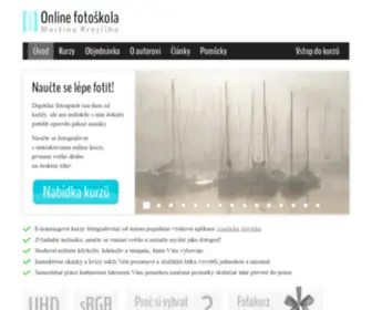 Onlinefotoskola.cz(Online fotoškola) Screenshot