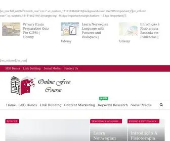 Onlinefreecourse.org(Udemy Free Courses) Screenshot