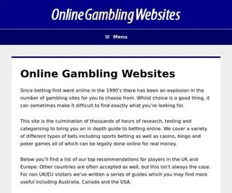 Onlinegamblingwebsites.com Screenshot
