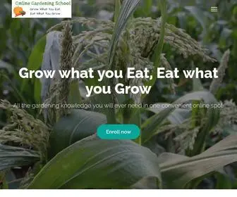 Onlinegardeningschool.com(Online Gardening School) Screenshot