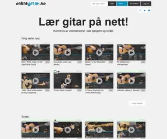 Onlinegitar.no(Lær) Screenshot