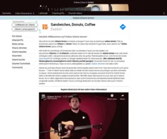 Onlinegitarrelernen.de(Online Gitarre lernen) Screenshot