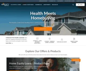 Onlinegoamplify.com(Amplify Credit Union) Screenshot