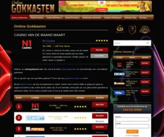 Onlinegokkasten.net(Beste Online Gokkasten & Videoslots) Screenshot