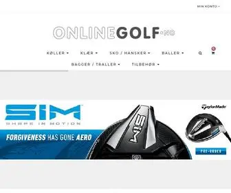 Onlinegolf.no(Norsk nettbutikk for golf) Screenshot