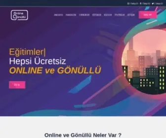 Onlinegonullu.com(Online Gönüllü) Screenshot