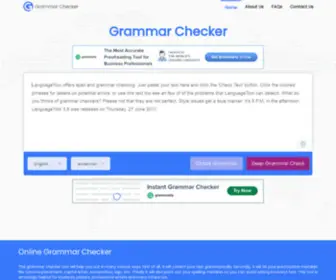 Onlinegrammarchecker.org(Onlinegrammarchecker) Screenshot