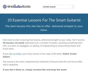Onlineguitarbooks.com(Online Guitar Books) Screenshot