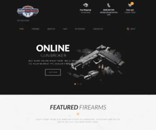 Onlinegunbroker.com(BUY GUNS ONLINE) Screenshot