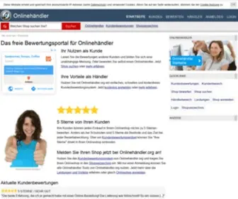 Onlinehaendler.org(Onlinehändler.org) Screenshot