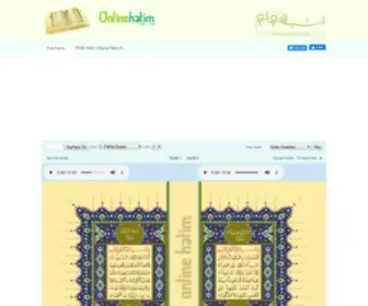 Onlinehatim.net(Kabe imamları) Screenshot