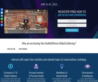 Onlinehealthsummit.com(Personal Health Summit Home) Screenshot